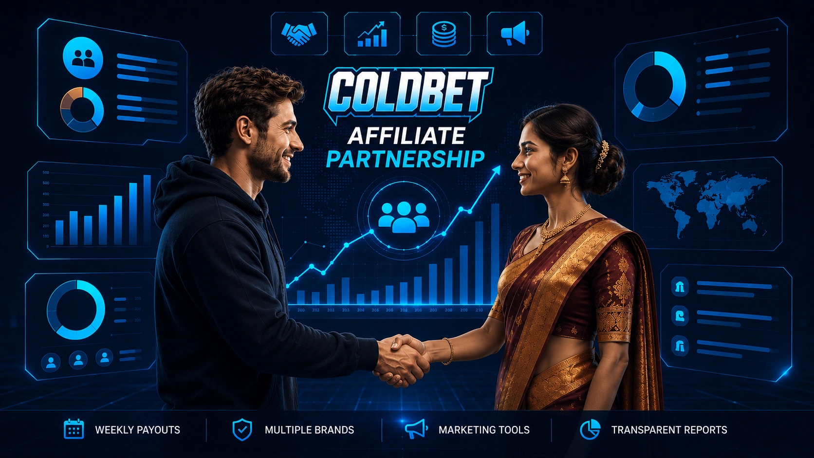 Casino affiliate program partnership for sportsbook and iGaming marketing