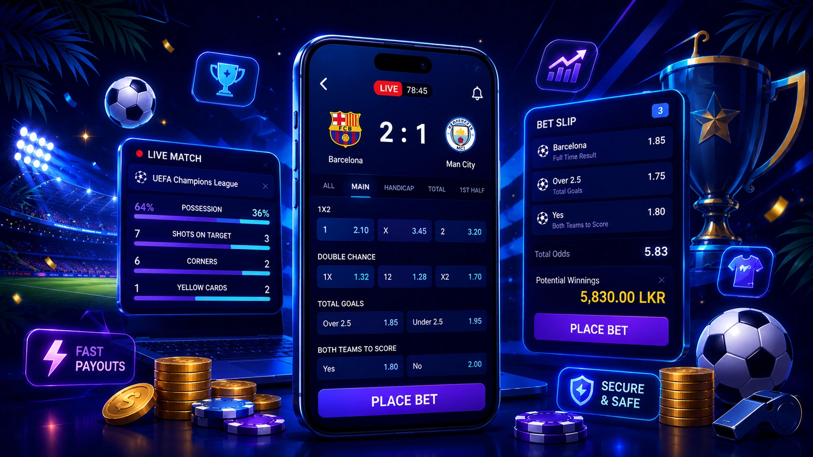 Live dealer casino experience with real-time blackjack and roulette games
